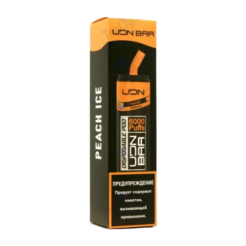UDN BAR 6000 Juicy Peach Ice (6000 затяжек)